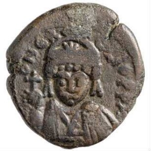 Münze, Halbfollis, 616 / 617