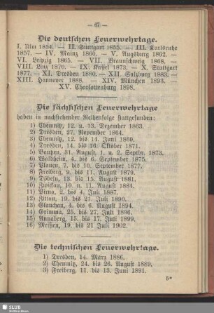 Die sächsischen Feuerwehrtage
