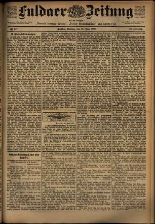 Ausgabe vom Montag, den 30. Juni 1902.