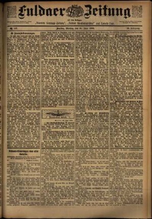 Ausgabe vom Montag, den 30. Juni 1902.
