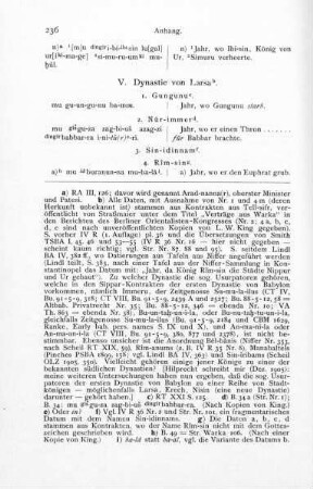 236-238, V. Dynastie von Larsa