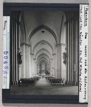 Paderborn: Dom, Inneres nach der Restaurierung