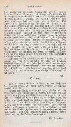 132 Quittung