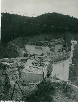 Okertalsperre, 1952-1955