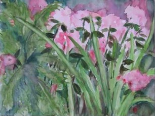Gräser mit Blüten