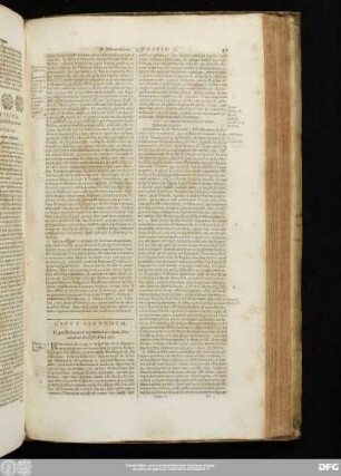 Caput Secundum. In quo Bellarmini argumenta pro statu Monarchico Ecclesiae disluuntur.