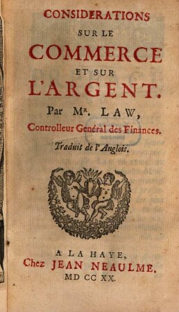 Considerations sur le commerce : traduit de l'Anglois