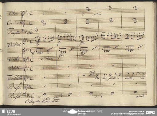 Quartetto: "Che voi fallace siete"