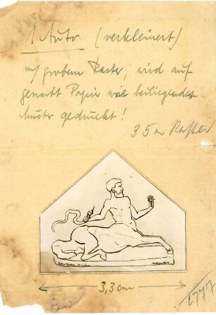 Kentaur : Kentaur. Federzeichnung (1934; E. Richter)