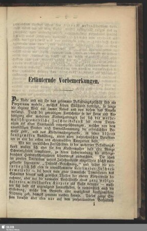 Erläuternde Vorbemerkungen