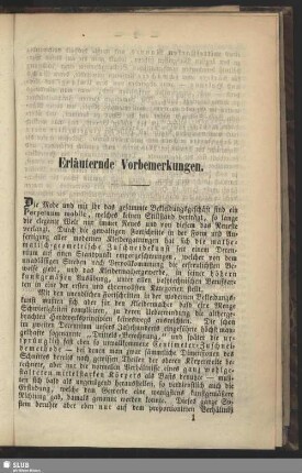 Erläuternde Vorbemerkungen