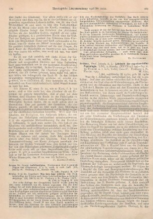 280-281 [Rezension] Fröbes, Joseph, Lehrbuch der experimentellen Psychologie für höhere Schulen und zum Selbstunterricht. 1. Bd., 2. Abt