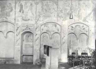 Fresken in der Kirche zu Briesen : Ort: Brjazyna / Briesen. Fresken-Malerei in der Kirche