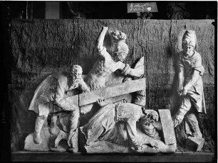 Burg Hohenzollern Gemälde steht im Landesmuseum Karlsruhe