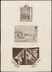 oben: Porträt von Oberst Georg Graf von Waldersee, Kommandeur des Königin Augusta Garde-Grenadier-Regiments Nr. 4 Mitte: Platz des Todes von Oberst Graf von Waldersee und Hauptmann von Trotha in Le Bourget unten: Schwer beschädigte Standarten