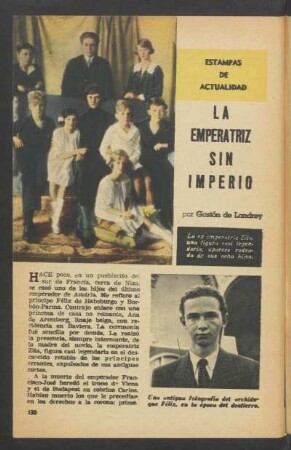 La emperatriz sin imperio : Estampas de actualidad