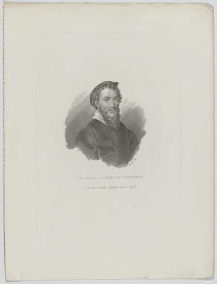 Bildnis des Antonio Allegri da Correggio