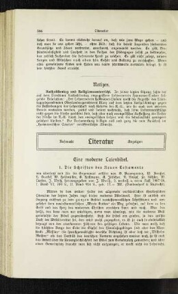 Notizen : Katholikentag und Religionsunterricht