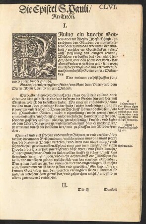 Die Epistel S. Pauli/ An Titon.