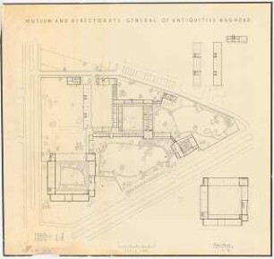 Antikenmuseum, Bagdad - Museum and Directorate General of Antiquities, Baghdad: Lageplan 1:500