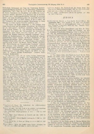 426-427 [Rezension] Der ungekündigte Bund