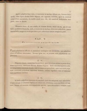 Cap. V. De structura palpebrarum.