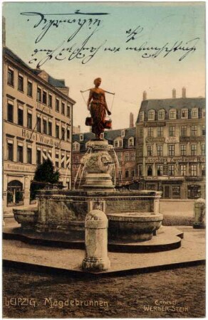 Leipzig: Mägdebrunnen : Entwurf: Werner Stein
