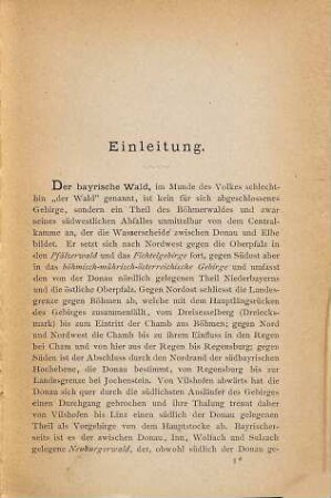 C. Hoffmann's Führer durch den Bayerischen Wald