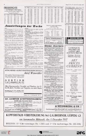 Nr. 47 (28. Nov. 1937), S. 4: Preisberichte