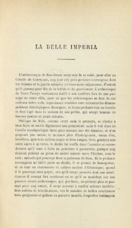 La belle impéria
