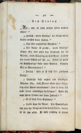Ein Dialog.