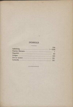 Indhold