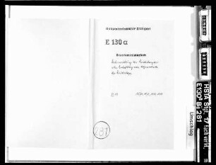 Unterrichtung des Reichskanzlers über Verhaftung von Abgeordneten des Reichstages