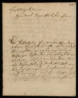 Briefe von Johann Friedrich Voigt an Johann Friedrich von Uffenbach, Wolfenbüttel, 29.12.1725 - 9.1.1727