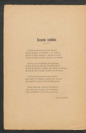 Soneto inédito