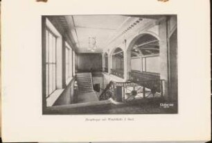 Langenbeck-Virchow-Haus, Berlin: Ansicht Haupttreppe mit Wandelhalle 1. OG