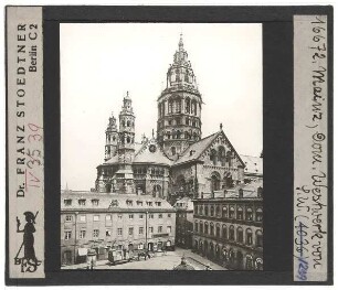 Mainz, Dom : Außenansicht von SW
