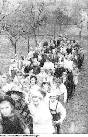 Dresden, Maxim-Gorki-Heim, Fasching, Februar 1952
