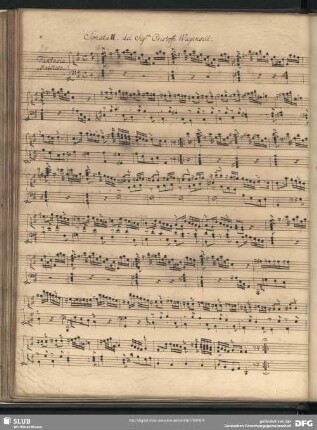 Sonata II. ... Wagenseil