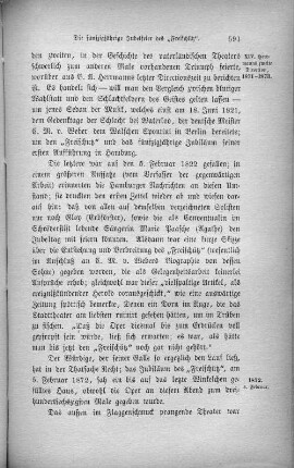 Die fünfzigjährige Jubelfeier des "