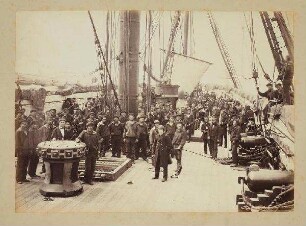 Österreichische Flotte 1864 - Fregatte Schwarzenberg, Besatzung