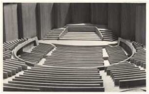 Philharmonie, Berlin-Wilmersdorf: Modell Innenraum