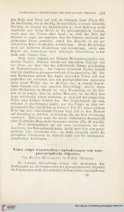 2: Ueber einige Constructions-Anforderungen und neue photographische Objective