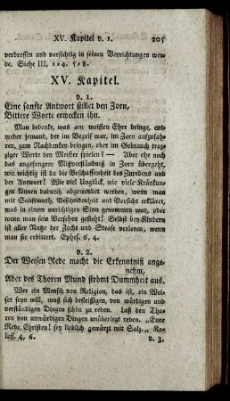 XV. Kapitel.