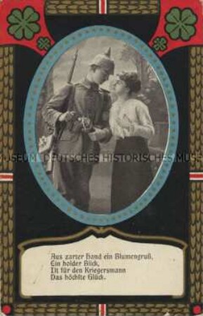 Soldat mit Frau