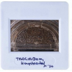 Trogir, Kathedrale hl. Laurentius : Tympanon Hauptportal