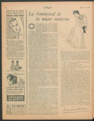 La feminidad de la mujer moderna