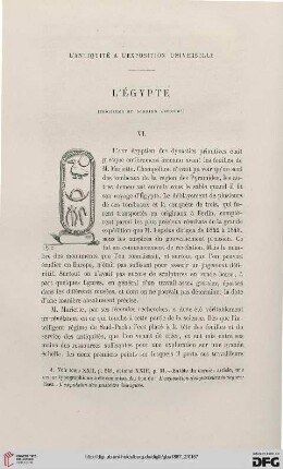 23: L' antiquité à l'Exposition Universelle, 3 : l'Égypte