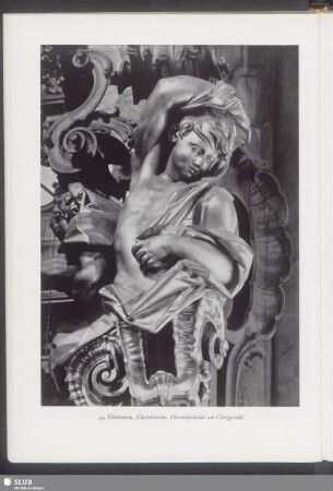 Ottobeuren, Klosterkirche, Hermenpilaster am Chorgestühl