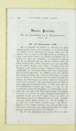 Vierte Periode. Von der Julirevolution bis zur Februarrevolution, 1830 - 48